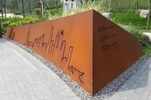 阳原耐候钢挡土墙